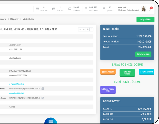 İhtiyaç Duyacağınız Tüm POS Çözümleri de Muhasebe360’a Online Entegre